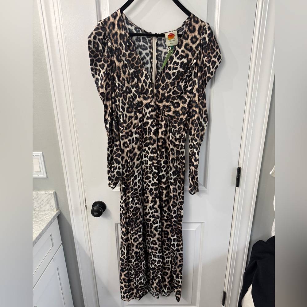 FARM Rio Leopard Print Dress
